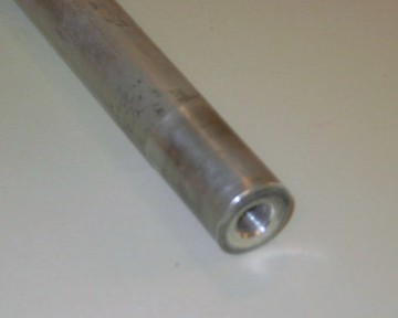 Worn Shaft End